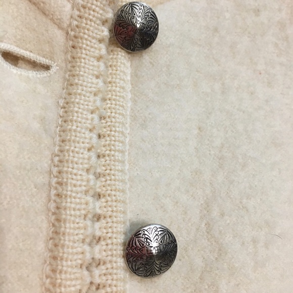 Geiger Cream colored Button down Jacket 38 - Picture 2 of 7